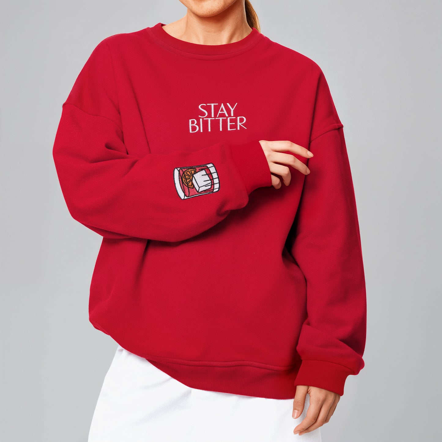 Campari Stay Bitter Crewneck